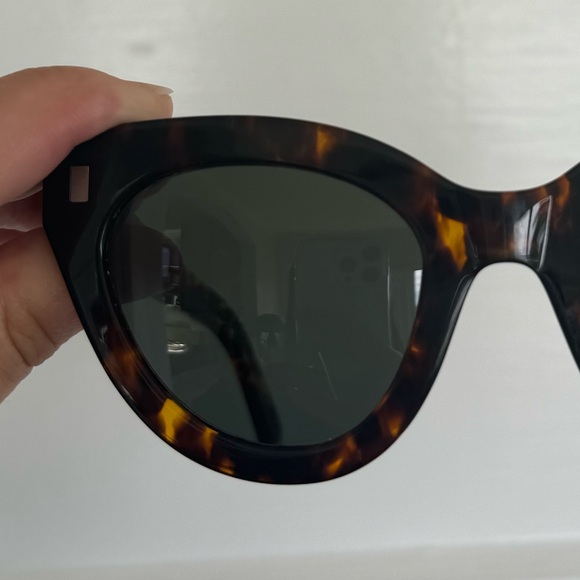 Monokel Neko Havana Sunglasses - Green Lens - Picture 8 of 9